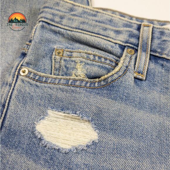 Taylor Hill Joes Jeans Med Wash Distressed High Rise Straight Women Size W27 - Picture 15 of 16